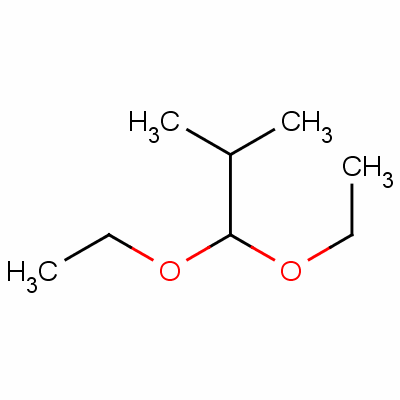 異丁醛二乙基乙縮醛結(jié)構(gòu)式_1741-41-9結(jié)構(gòu)式