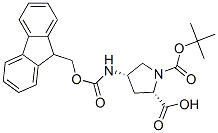 N-Boc-cis-4-Fmoc-Amino-L-prolineStructure,174148-03-9Structure N-Boc-cis-4-Fmoc-Amino-L-proline Structure,174148-03-9Structure