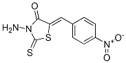 3-氨基-5-[1-(4-硝基苯基)-(z)-亞甲基]-2-硫氧代-噻唑烷-4-酮結(jié)構(gòu)式_17592-96-0結(jié)構(gòu)式