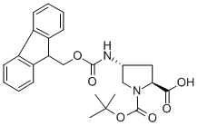 (2S,4r)-fmoc-4-amino-1-boc-pyrrolidine-2-carboxylic acidStructure,176486-63-8Structure (2S,4r)-fmoc-4-amino-1-boc-pyrrolidine-2-carboxylic acid Structure,176486-63-8Structure