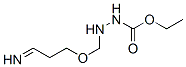 Hydrazinecarboxylic acid, 2-(iminopropoxymethyl)-, ethyl esterStructure,177030-59-0Structure Hydrazinecarboxylic acid, 2-(iminopropoxymethyl)-, ethyl ester Structure,177030-59-0Structure