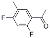 Ethanone, 1-(2,4-difluoro-5-methylphenyl)-(9ci)Structure,177211-27-7Structure Ethanone, 1-(2,4-difluoro-5-methylphenyl)-(9ci) Structure,177211-27-7Structure