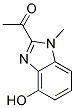 Ethanone, 1-(4-hydroxy-1-methyl-1h-benzimidazol-2-yl)-(9ci)Structure,177478-25-0Structure Ethanone, 1-(4-hydroxy-1-methyl-1h-benzimidazol-2-yl)-(9ci) Structure,177478-25-0Structure