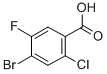 4-Bromo-2-chloro-5-fluorobenzoic acid Structure,177480-81-8Structure