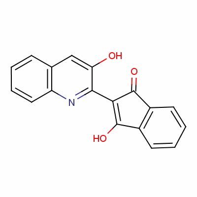 1H-inden-1-one, 3-hydroxy-2-(3-hydroxy-2-quinolinyl)-Structure,17772-51-9Structure 1H-inden-1-one, 3-hydroxy-2-(3-hydroxy-2-quinolinyl)- Structure,17772-51-9Structure