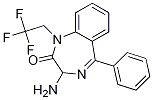 3-Amino-5-phenyl-1-(2,2,2-trifluoroethyl)-1h-benzo[e][1,4]diazepin-2(3h)-one Structure,177954-78-8Structure