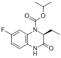 1(2H)-quinoxalinecarboxylic acid, 2-ethyl-7-fluoro-3,4-dihydro-3-oxo-, 1-methylethyl ester, (2s)-Structure,178040-94-3Structure 1(2H)-quinoxalinecarboxylic acid, 2-ethyl-7-fluoro-3,4-dihydro-3-oxo-, 1-methylethyl ester, (2s)- Structure,178040-94-3Structure
