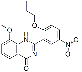 (9ci)-8-甲氧基-2-(5-硝基-2-丙氧基苯基)-4(1H)-喹唑啉酮結(jié)構(gòu)式_178937-97-8結(jié)構(gòu)式