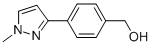 (4-(1-Methyl-1h-pyrazol-3-yl)phenyl)methanolStructure,179055-20-0Structure (4-(1-Methyl-1h-pyrazol-3-yl)phenyl)methanol Structure,179055-20-0Structure