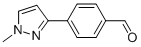 4-(1-Methyl-1H-pyrazol-3-yl)benzaldehyde Structure,179055-27-7Structure