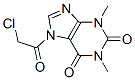 (9ci)-7-(氯乙?；?-3,7-二氫-1,3-二甲基-1H-嘌呤-2,6-二酮結(jié)構(gòu)式_179064-70-1結(jié)構(gòu)式