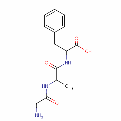 甘氨酰-丙氨酰-苯丙氨酸結(jié)構(gòu)式_17922-87-1結(jié)構(gòu)式