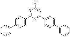 2-Chloro-4,6-bis(4-biphenylyl)-1,3,5-triazineStructure,182918-13-4Structure 2-Chloro-4,6-bis(4-biphenylyl)-1,3,5-triazine Structure,182918-13-4Structure