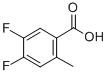 4,5-Difluoro-2-methylbenzoic acid Structure,183237-86-7Structure