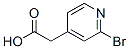 2-溴-4-吡啶乙酸結(jié)構(gòu)式_183483-29-6結(jié)構(gòu)式