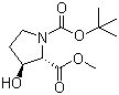 (2S,3s)-1-(tert-butoxycarbonyl)-3-hydroxypyrrolidine-2-carboxylic acid methyl esterStructure,184046-78-4Structure (2S,3s)-1-(tert-butoxycarbonyl)-3-hydroxypyrrolidine-2-carboxylic acid methyl ester Structure,184046-78-4Structure