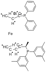 (R)-1-[(S)-2-(Diphenylphosphino)ferrocenyl]ethyl-di-3,5-xylylphosphine Structure,184095-69-0Structure