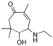 (9ci)-4-(乙基氨基)-5-羥基-2,6,6-三甲基-2-環(huán)庚烯-1-酮結(jié)構(gòu)式_184432-62-0結(jié)構(gòu)式