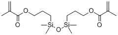 1,3-Bis(3-methacryloxypropyl)tetramethyldisiloxaneStructure,18547-93-8Structure 1,3-Bis(3-methacryloxypropyl)tetramethyldisiloxane Structure,18547-93-8Structure