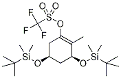 (3S,5s)-3,5-bis(tert-butyldimethylsilyloxy)-2-methyl-1-cyclohexen-1-ol 1-trifluoromethanesulfonateStructure,189894-13-1Structure (3S,5s)-3,5-bis(tert-butyldimethylsilyloxy)-2-methyl-1-cyclohexen-1-ol 1-trifluoromethanesulfonate Structure,189894-13-1Structure