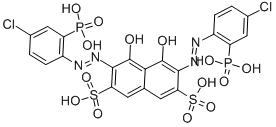 Chlorophosphonazo Ⅲ Structure,1914-99-4Structure
