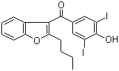 2-Butyl-3-(3,5-Diiodo-4-hydroxy benzoyl) benzofuranStructure,1951-26-4Structure 2-Butyl-3-(3,5-Diiodo-4-hydroxy benzoyl) benzofuran Structure,1951-26-4Structure