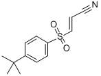 (E)-3-(4-tert-butylphenylsulfonyl)acrylonitrile Structure,196309-76-9Structure