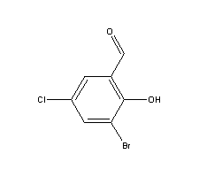 3-溴-5-氯水楊醛結(jié)構(gòu)式_19652-32-5結(jié)構(gòu)式