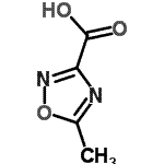 5-Methyl-1,2,4-oxadiazole-3-carboxylic acidStructure,19703-92-5Structure 5-Methyl-1,2,4-oxadiazole-3-carboxylic acid Structure,19703-92-5Structure