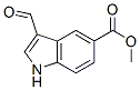 3-Formylindole-5-carboxylic acid methyl ester Structure,197506-83-5Structure