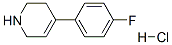 4-(4-氟苯基)-1,2,3,6-四氫吡啶鹽酸鹽結(jié)構(gòu)式_1978-61-6結(jié)構(gòu)式