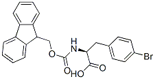 Fmoc-L-4-溴苯丙氨酸結(jié)構(gòu)式_198561-04-5結(jié)構(gòu)式