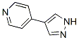Pyridine, 4-(1H-pyrazol-4-yl)-Structure,19959-71-8Structure Pyridine, 4-(1H-pyrazol-4-yl)- Structure,19959-71-8Structure