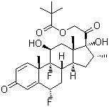 特戊酸氟米松結(jié)構(gòu)式_2002-29-1結(jié)構(gòu)式