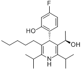 3-Pyridinemethanol, 4-(4-fluoro-2-hydroxyphenyl)-α-methyl-2,6-bis(1-methylethyl)-5-pentyl-, (αR,4S)-rel-Structure,202917-16-6Structure 3-Pyridinemethanol, 4-(4-fluoro-2-hydroxyphenyl)-α-methyl-2,6-bis(1-methylethyl)-5-pentyl-, (αR,4S)-rel- Structure,202917-16-6Structure
