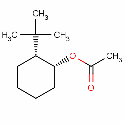 (1R,2R)-rel-2-(1,1-二甲基乙基)-環(huán)己醇乙酸酯結(jié)構(gòu)式_20298-69-5結(jié)構(gòu)式