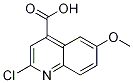 2-Chloro-6-methoxy-4-quinolinecarboxylic acid Structure,20335-34-6Structure