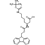Fmoc-b-HomoLys(Boc)-OH Structure,203854-47-1Structure