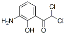 Ethanone, 1-(3-amino-2-hydroxyphenyl)-2,2-dichloro-(9ci)Structure,205067-95-4Structure Ethanone, 1-(3-amino-2-hydroxyphenyl)-2,2-dichloro-(9ci) Structure,205067-95-4Structure