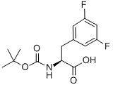 Boc-3,5-Difluoro-D-Phenylalanine Structure,205445-52-9Structure
