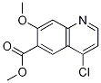 4-Chloro-7-methoxy-6-quinolinecarboxylic acid methyl ester Structure,205448-66-4Structure