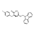 Fmoc-D-Phe(4-I)-OH結(jié)構(gòu)式_205526-29-0結(jié)構(gòu)式