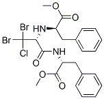 (9ci)-3,3-二溴-3-氯-n-[(1r)-2-甲氧基-2-氧代-1-(苯基甲基)乙基]丙氨?；?D-苯丙氨酸甲酯結(jié)構(gòu)式_206748-72-3結(jié)構(gòu)式