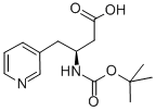 Boc-(s)-3-amino-4-(3-pyridyl)butanoicacidStructure,208404-16-4Structure Boc-(s)-3-amino-4-(3-pyridyl)butanoicacid Structure,208404-16-4Structure