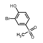 2-Bromo-4-(methylsulfonyl)phenolStructure,20951-43-3Structure 2-Bromo-4-(methylsulfonyl)phenol Structure,20951-43-3Structure