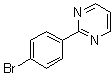 2-(4-溴苯基)嘧啶結(jié)構(gòu)式_210354-17-9結(jié)構(gòu)式