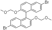 (R)-6,6-二溴-2,2-雙(甲氧基甲氧基)-1,1-聯(lián)萘結(jié)構(gòu)式_211560-97-3結(jié)構(gòu)式