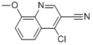 4-Chloro-8-methoxy-quinoline-3-carbonitrile Structure,214476-78-5Structure