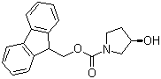 (R)-1-FMOC-3-吡咯烷醇結(jié)構(gòu)式_215178-39-5結(jié)構(gòu)式
