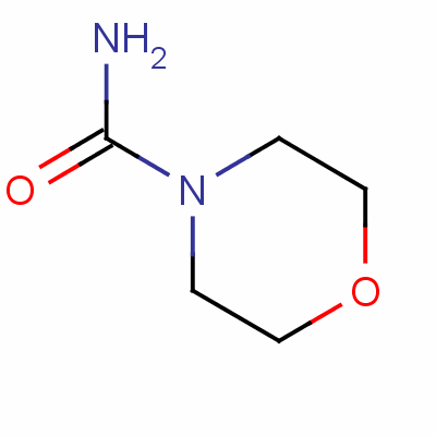 4-嗎啉羧酰胺結(jié)構(gòu)式_2158-02-3結(jié)構(gòu)式